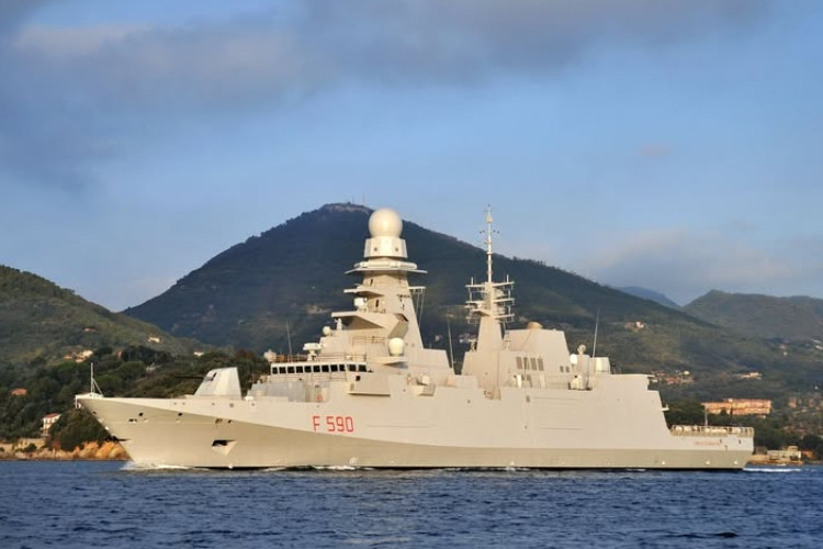 Jadi Incaran Us! Fremm It Bergamini Indonesia Kapal Perang Fregat Ternama Tni Al Yang Dilengkapi Meriam Super Rapid 76/62mm