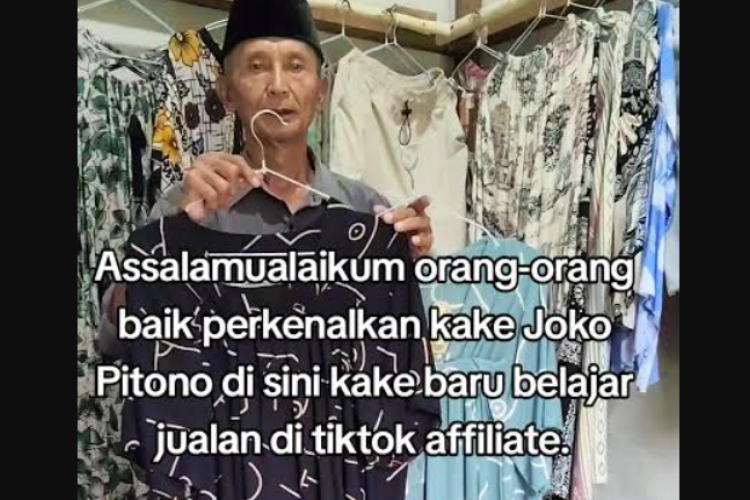 Pak Pitono Siapa? Seorang Kakek Affiliate TikTok yang Baru Saja Kena Rundung, Kini Warganet Beri Banyak Dukungan