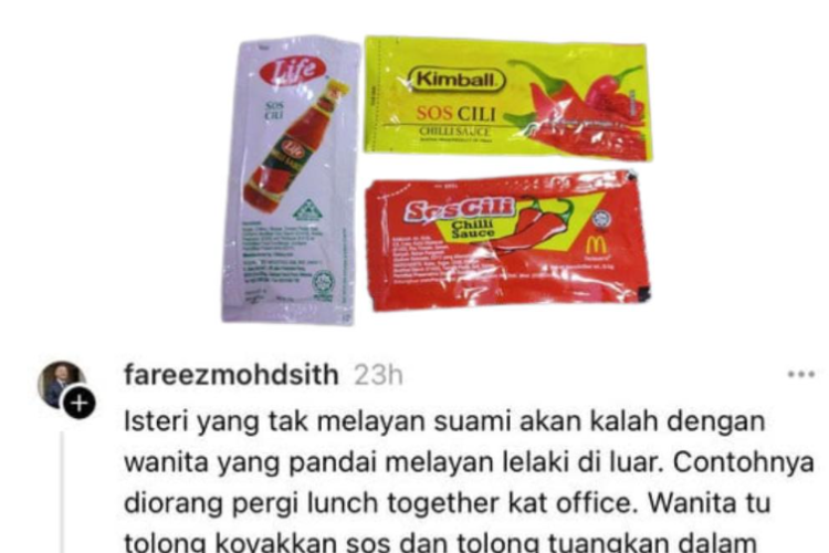 Lagi Viral! Isu Koyak Sos Cili Bisa Jadi Awal Mula Perselingkuhan dalam Rumah Tangga, Kok Bisa?