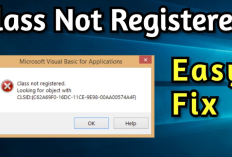 100% Works! Error Class Not Registered Windows 10 Ini Cara Terbaru 2025, Bisa Pilih Reinstall dan Reset Aplikasi